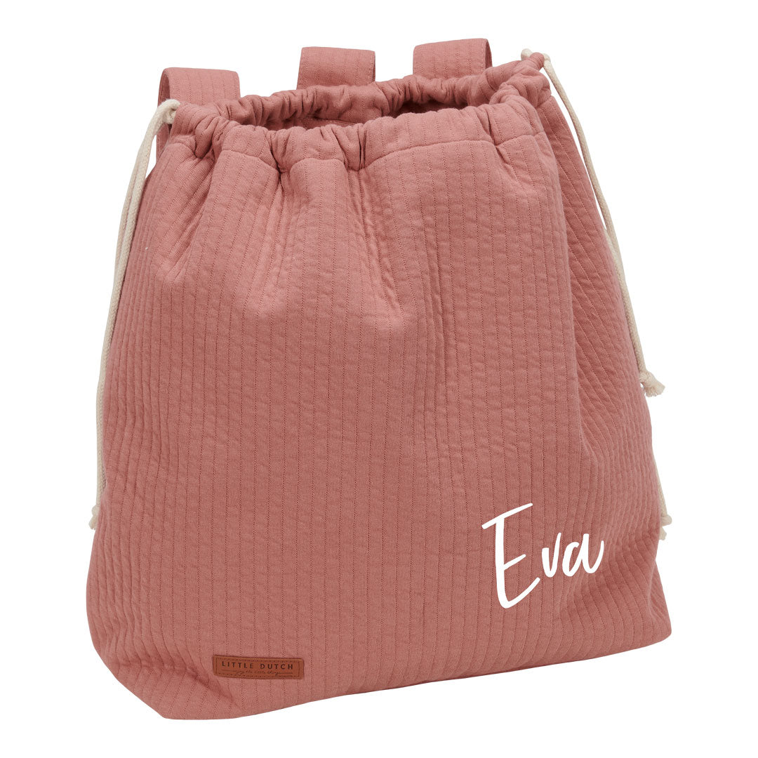Sac à jouets rose blush pur | Little Dutch