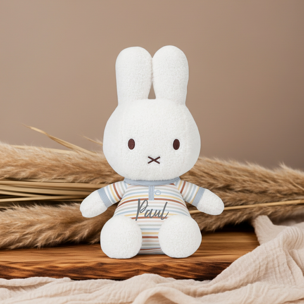 Peluche Lapin Vintage Sunny Stripes, 35 cm x Miffy