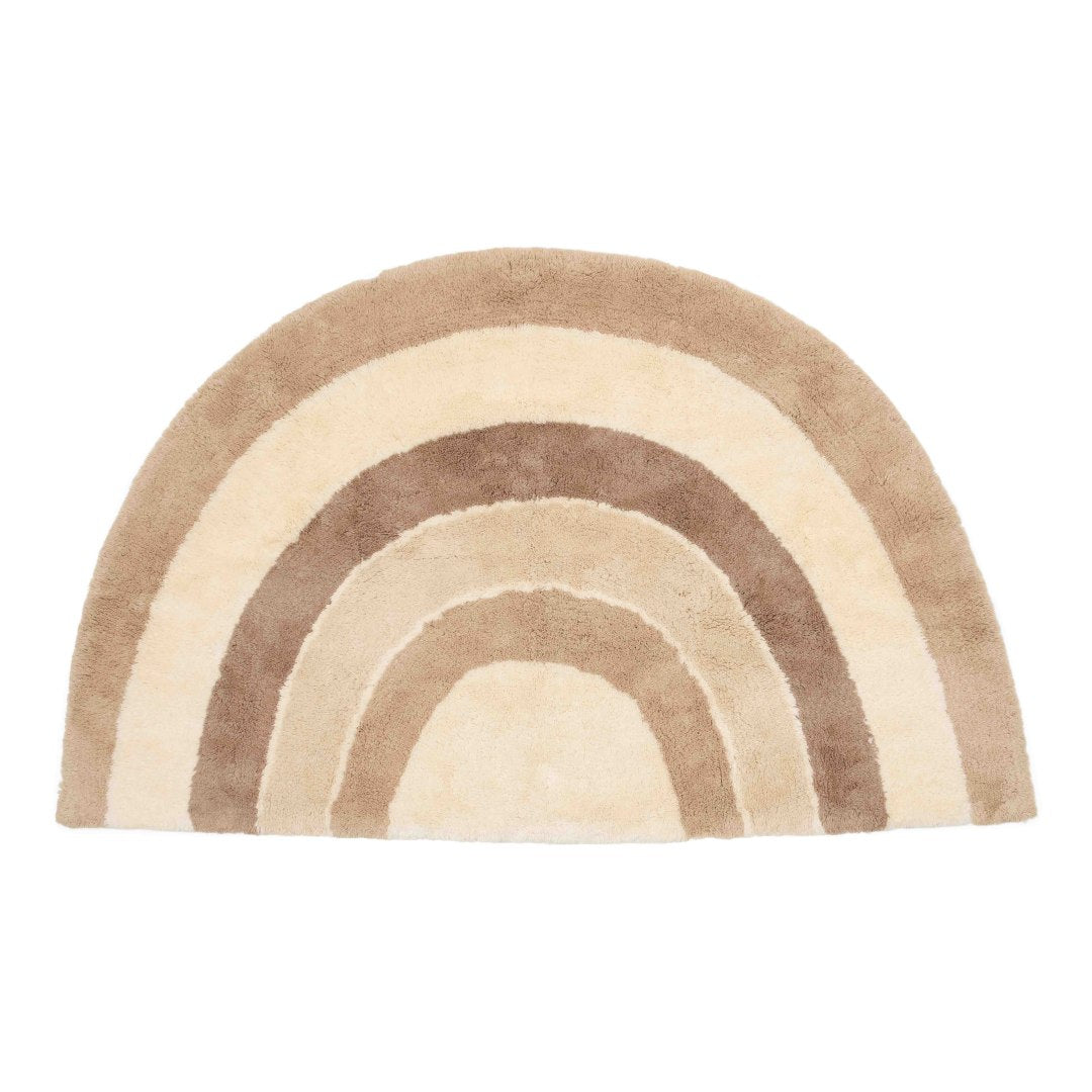 Rainbow natural anti-slip rug 80 x 130 cm | Little Dutch