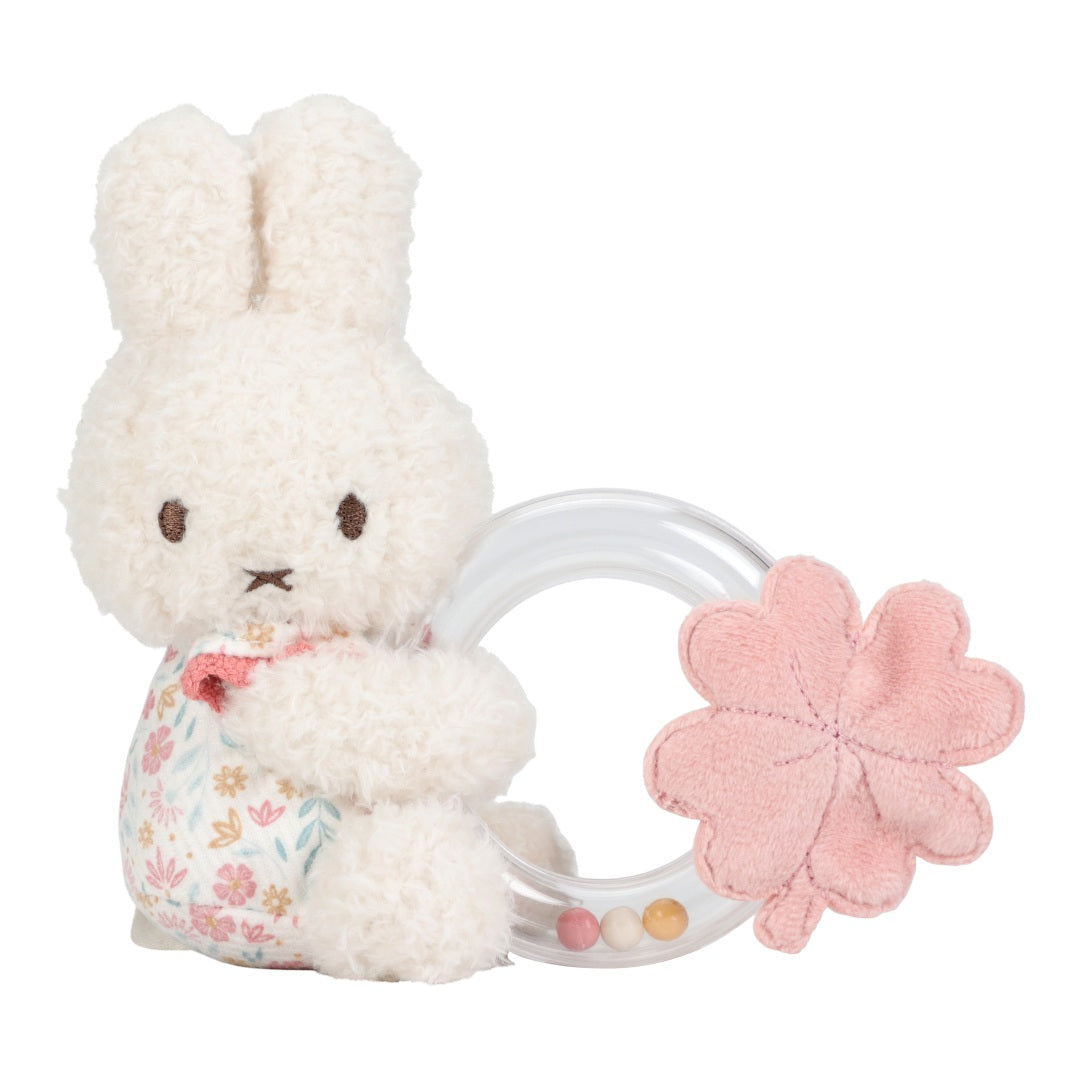 Anneau de dentition hochet Lapin Lucky Blossom x Miffy