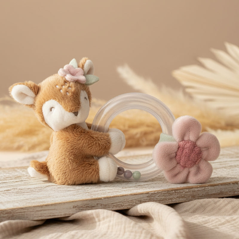 Ring rattle Deer Fairy Garden