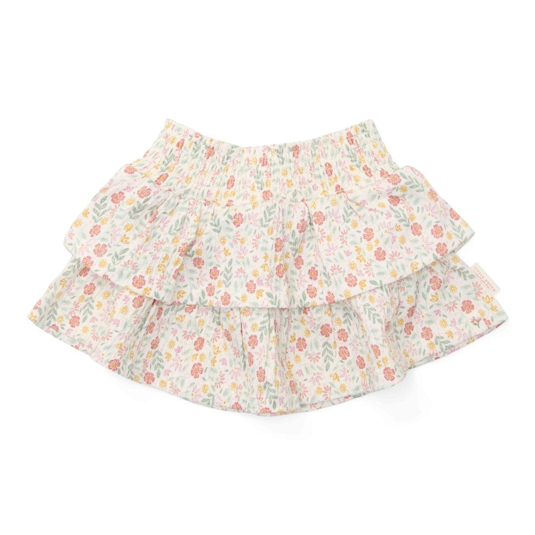 Jupe couleur crème pour fille