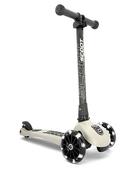 Trottinette Highwaykick 3 LED, gris cendré | Roulez en trottinette 