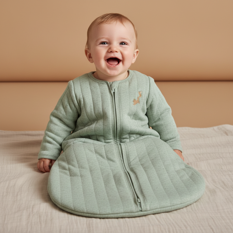 Schlafsack Winter 110 cm Sage | Little Dutch