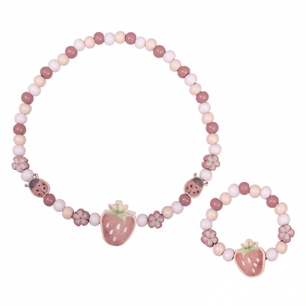 Set de bijoux fraise pour enfants