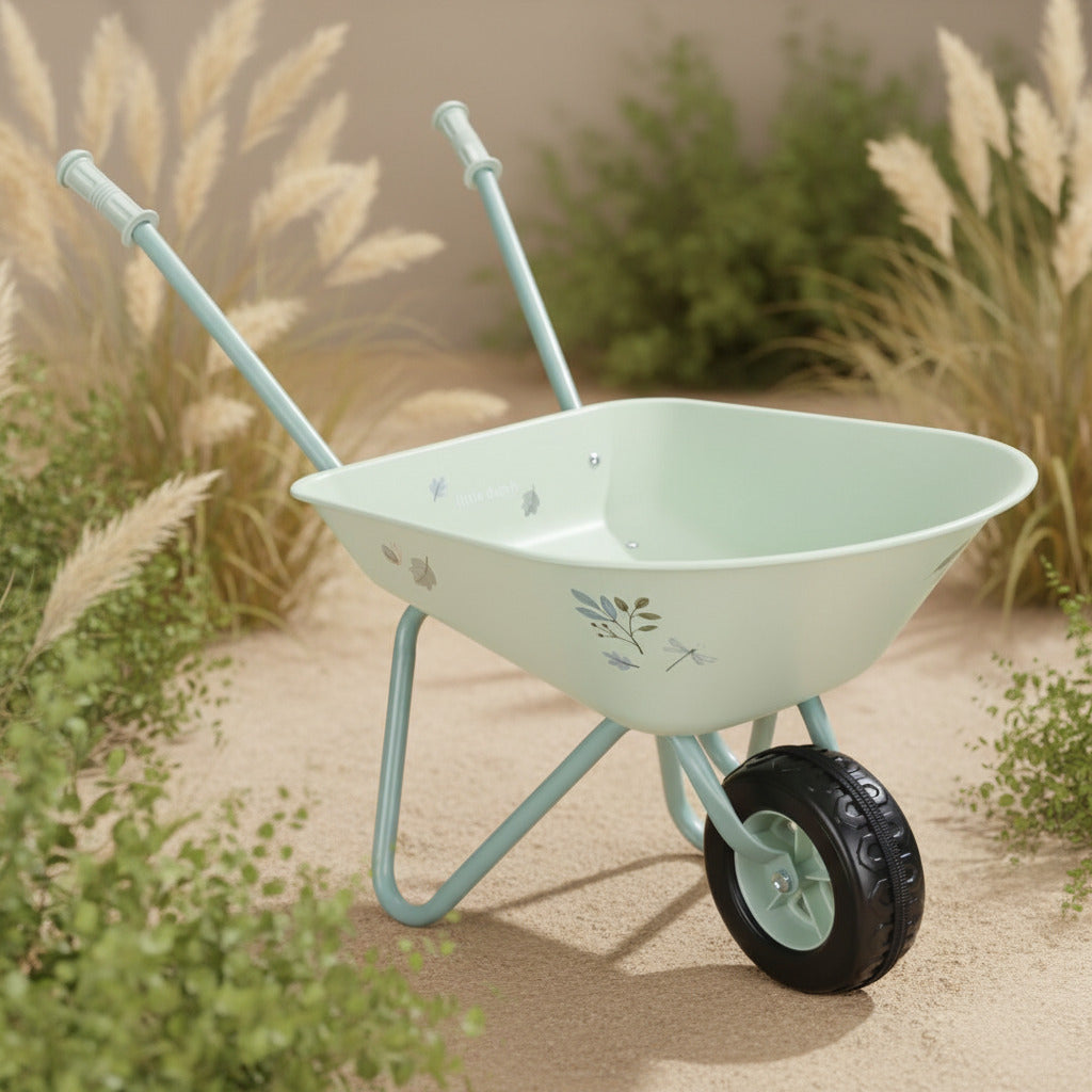 Brouette Enfant Verte – Jouet de Jardin pour Enfants