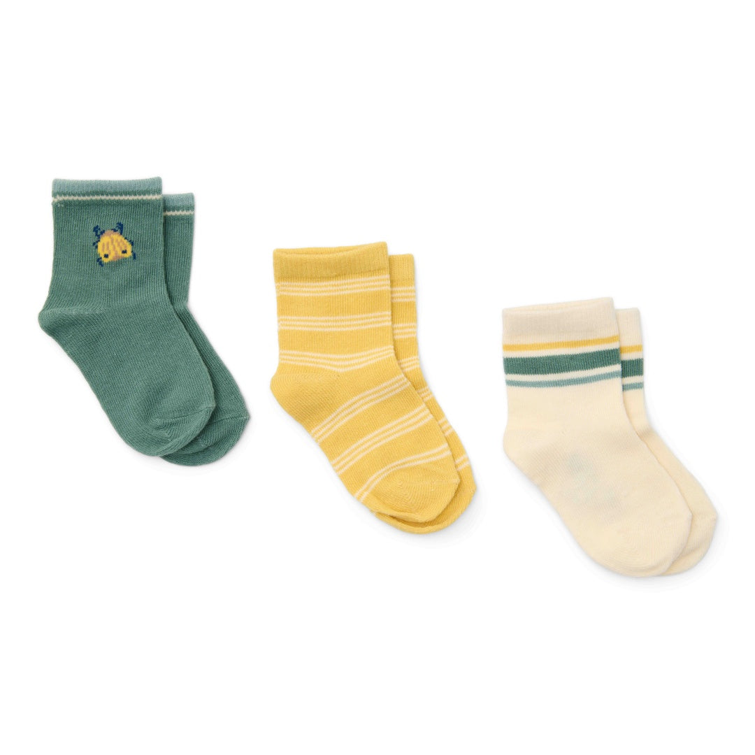 Socks set with three multi - 20/22 = 1-2 years | Little Dutch