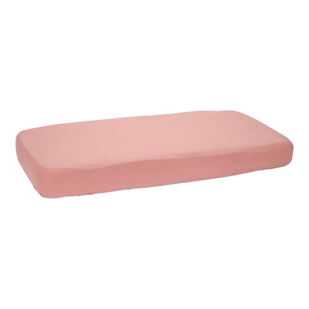 Drap-housse pour lit simple, Pure Pink Blush, 90 x 200 cm | Little Dutch