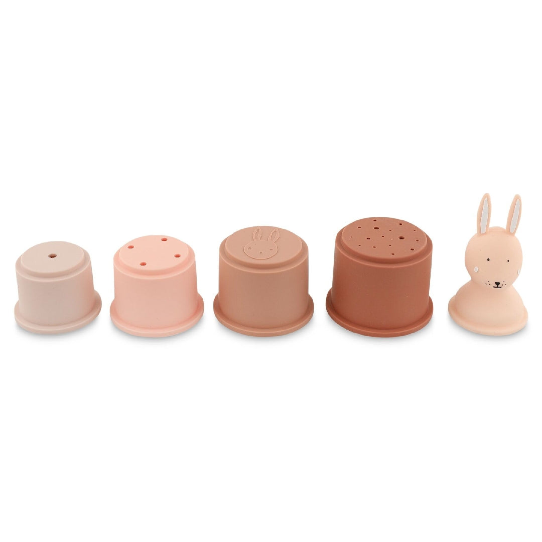 Ensemble de gobelets empilables, 5 pièces – Mrs. Rabbit | Trixie
