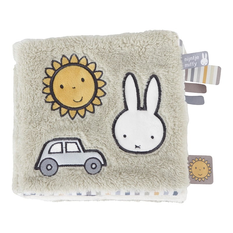 Livre d'activités en tissu moelleux, vert | Miffy x Tiamo