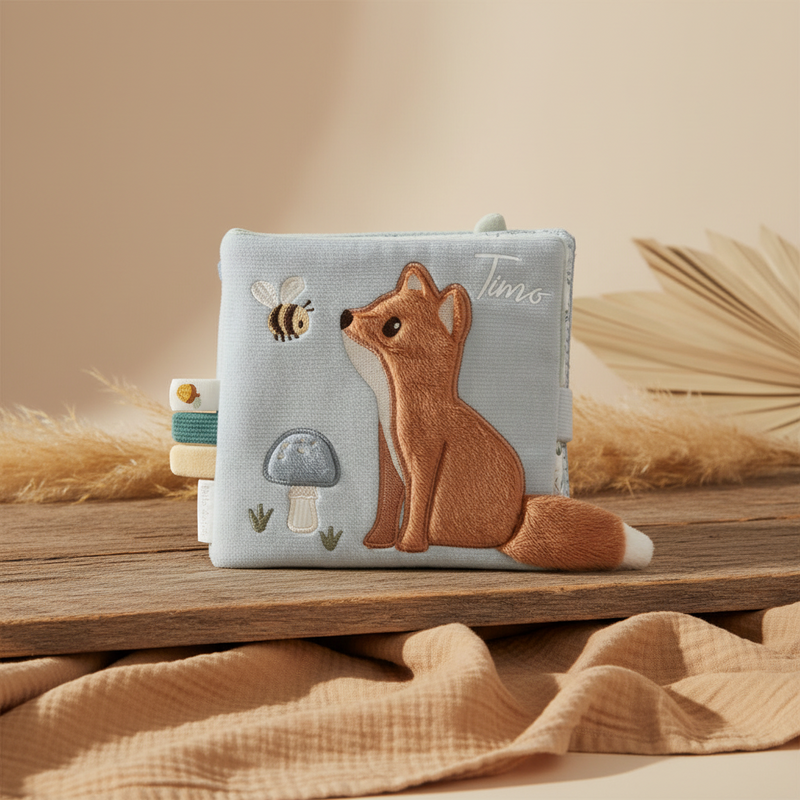 Livre en tissu avec activités Forest Friends