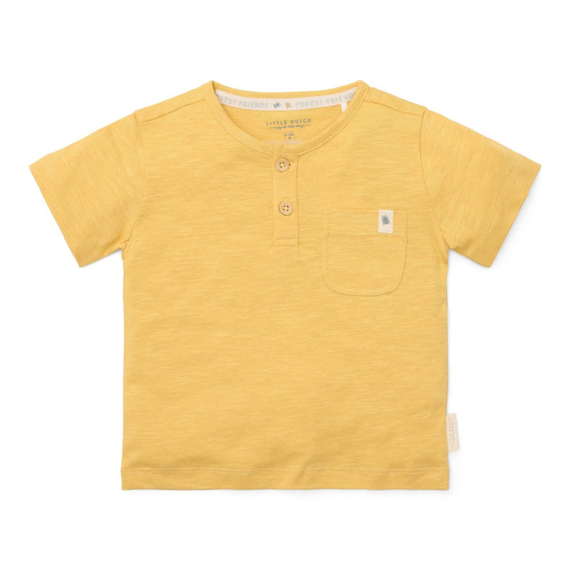 T-shirt manches courtes jaune | Little Dutch