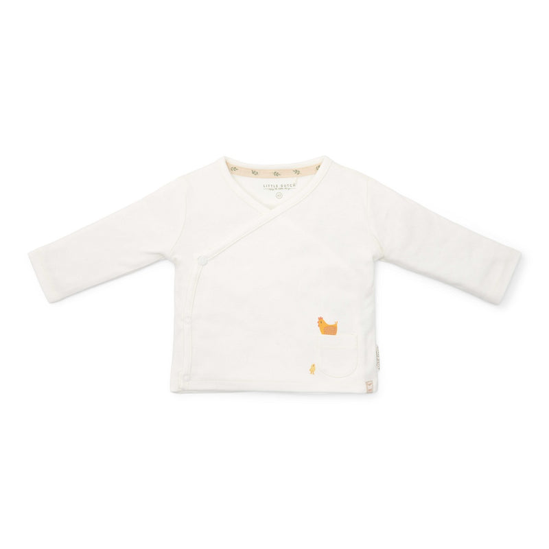 T-shirt wrap langärmlich cremefarben - Little Farm | Little Dutch