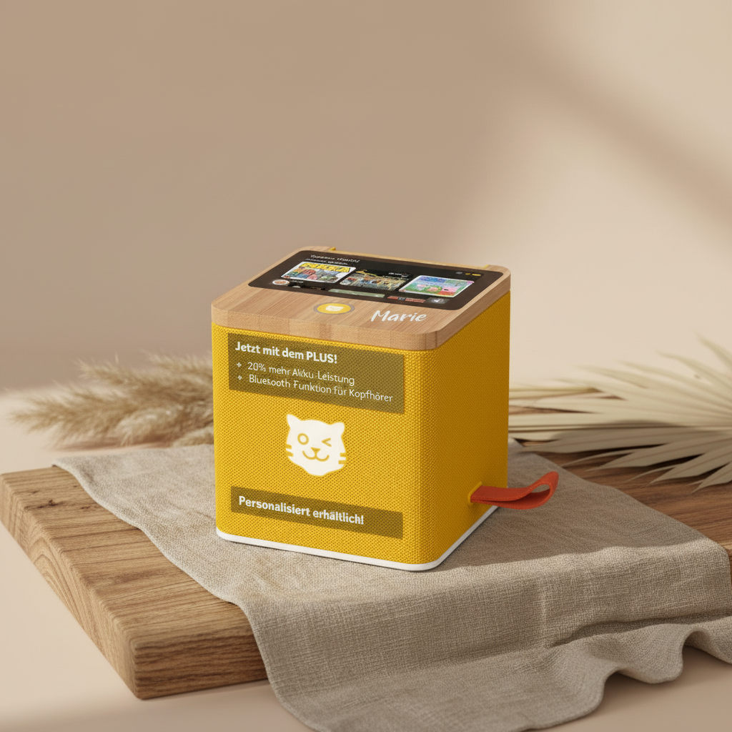 tigerbox TOUCH PLUS yellow Bluetooth | by Schmatzepuffer® "customizable"