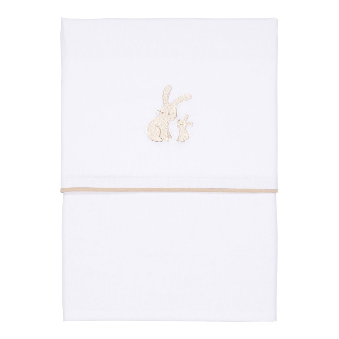Drap de berceau brodé Baby Bunny | Little Dutch