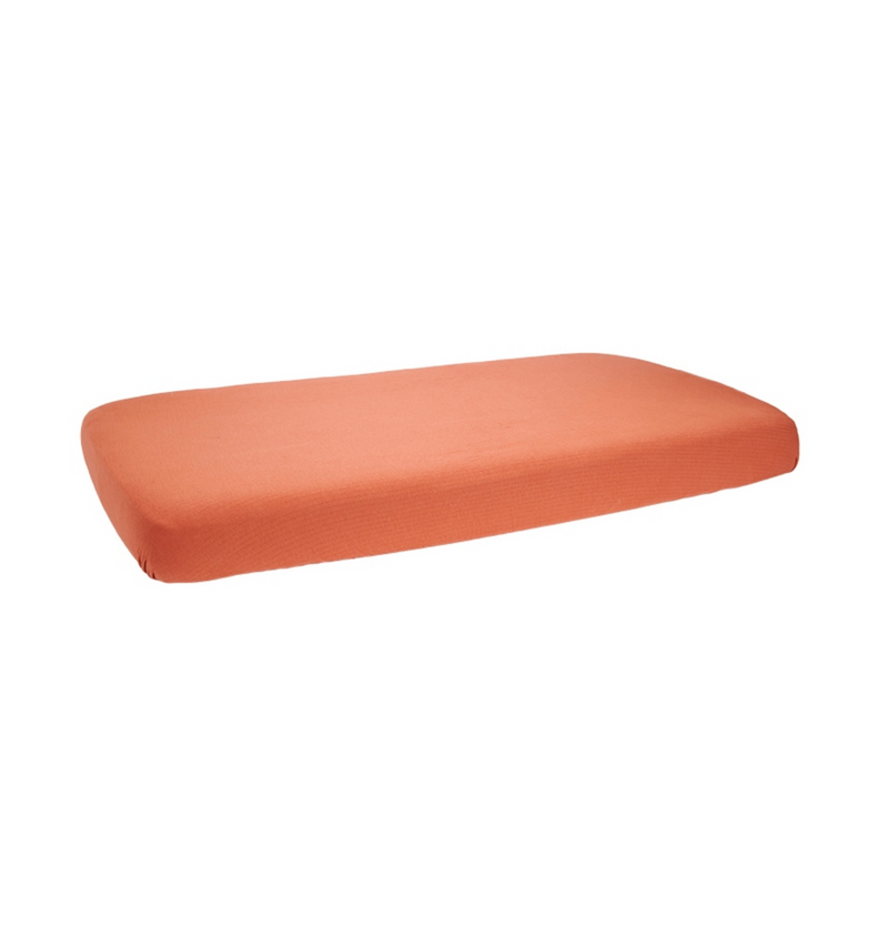 Spannbettlaken Wiege Pure rost 40x80cm, rot | Little Dutch