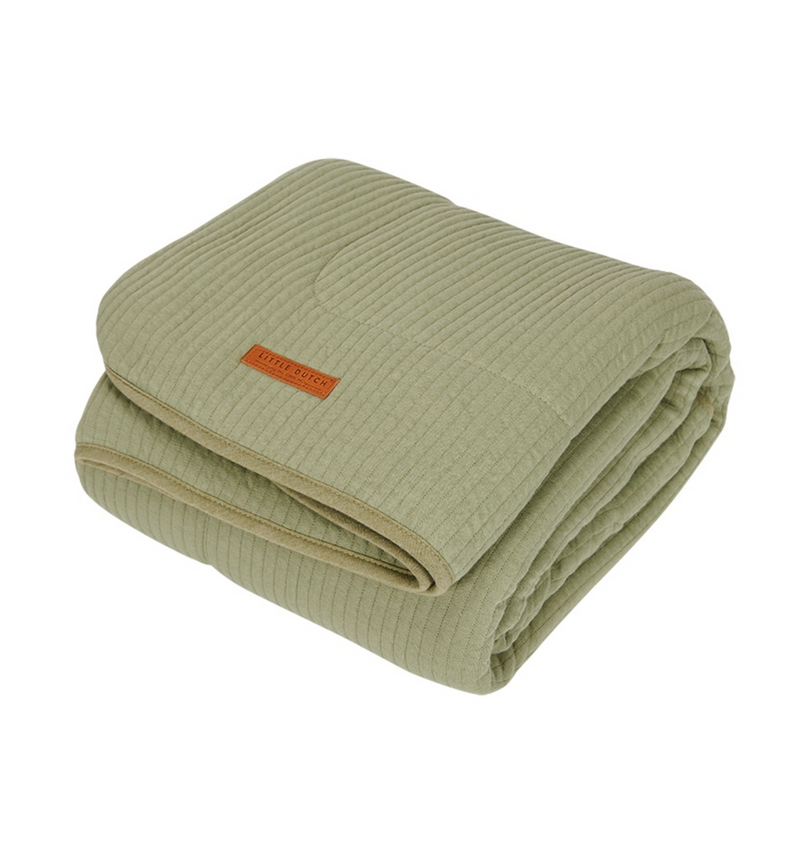 Little Dutch - Couverture pour berceau Pure Olive