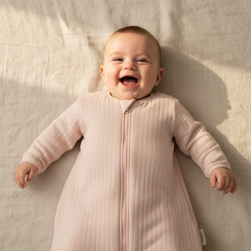 Schlafsack Winter 90 cm Pure Soft Pink | Little Dutch personalisierbar