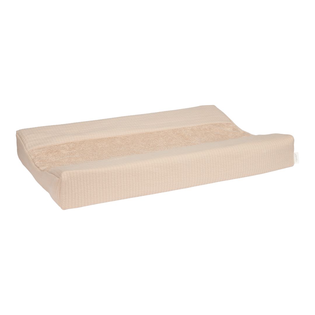 Housse de matelas à langer Pure Beige | Little Dutch