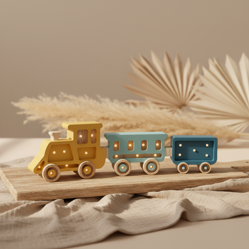Train de lampes colorées | Petites lumières