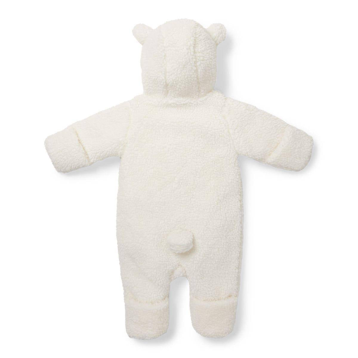 Grenouillère en peluche Baby Bunny, blanc cassé | Little Dutch