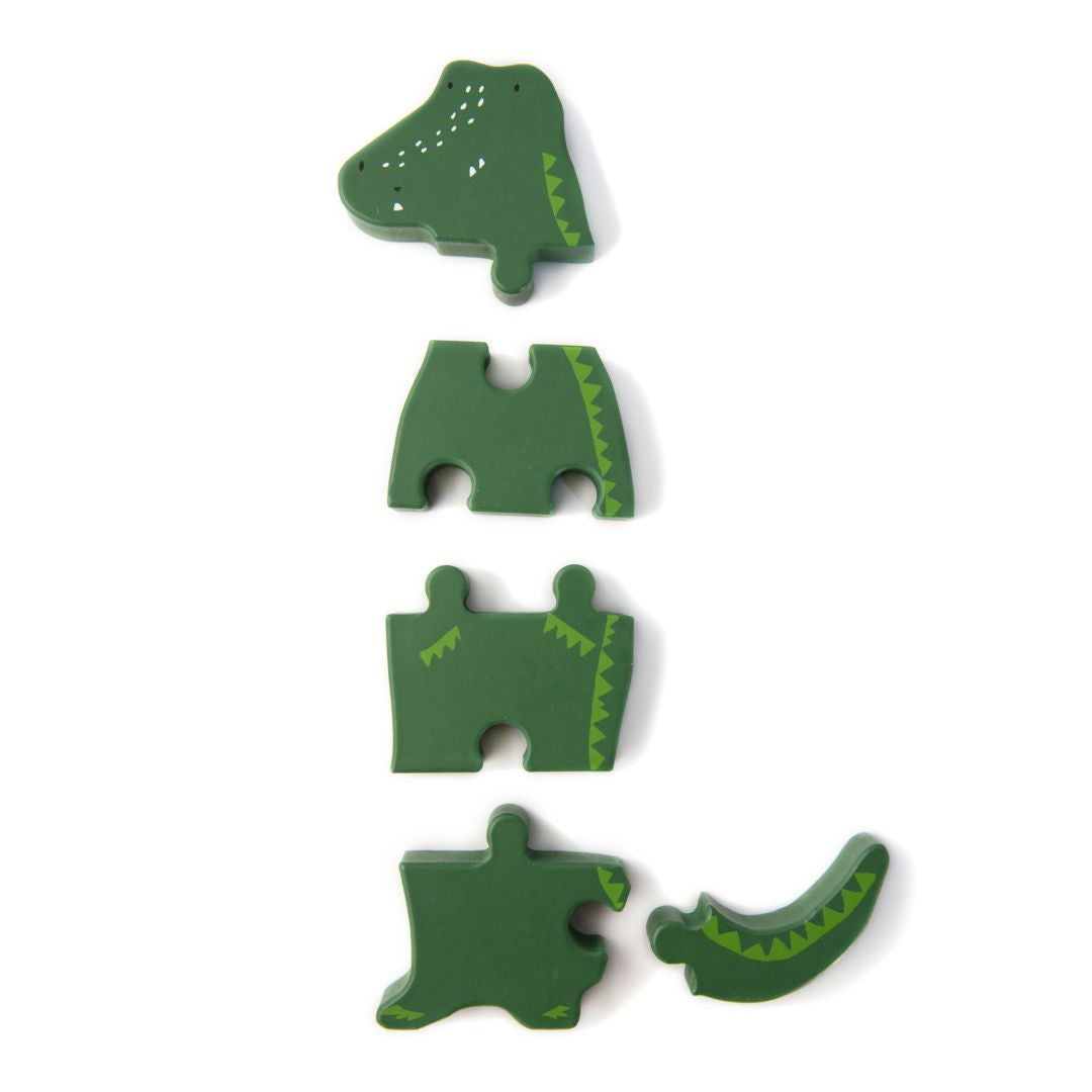 Puzzle en bois – Monsieur Crocodile | Trixie
