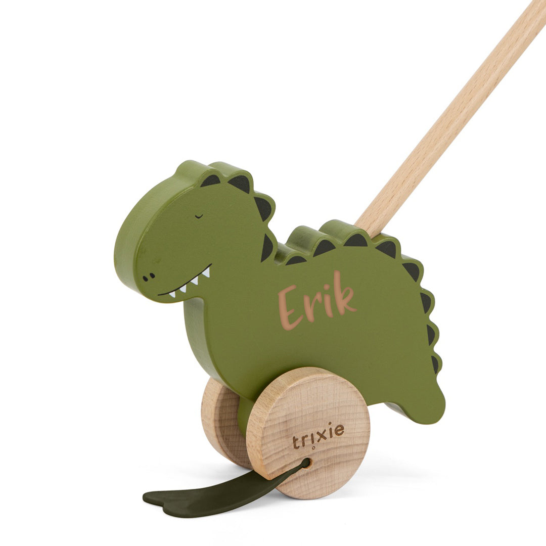 Animal à pousser en bois - Monsieur Dino | Trixie