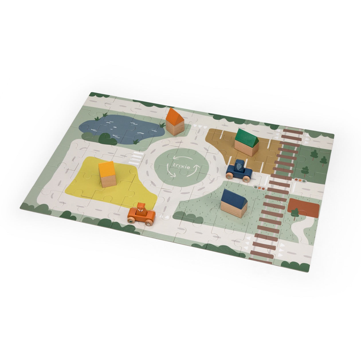 Puzzle de rue en bois | Trixie