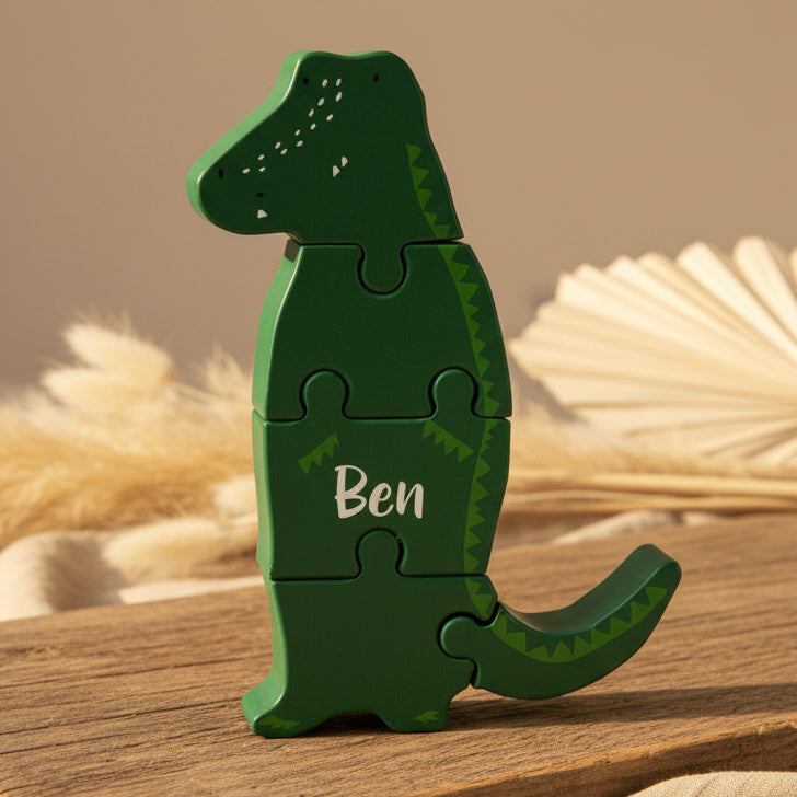 Puzzle en bois – Monsieur Crocodile | Trixie