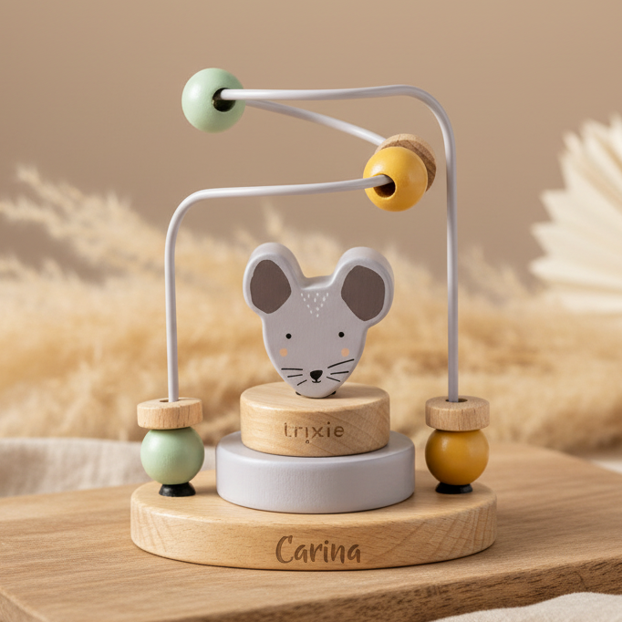 Circuit de motricité en bois – Madame Souris | Trixie