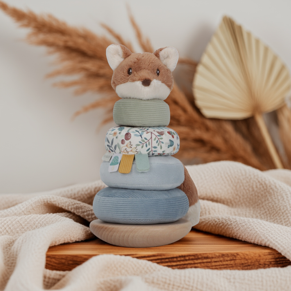 Stacking tower with rings Forest Friends