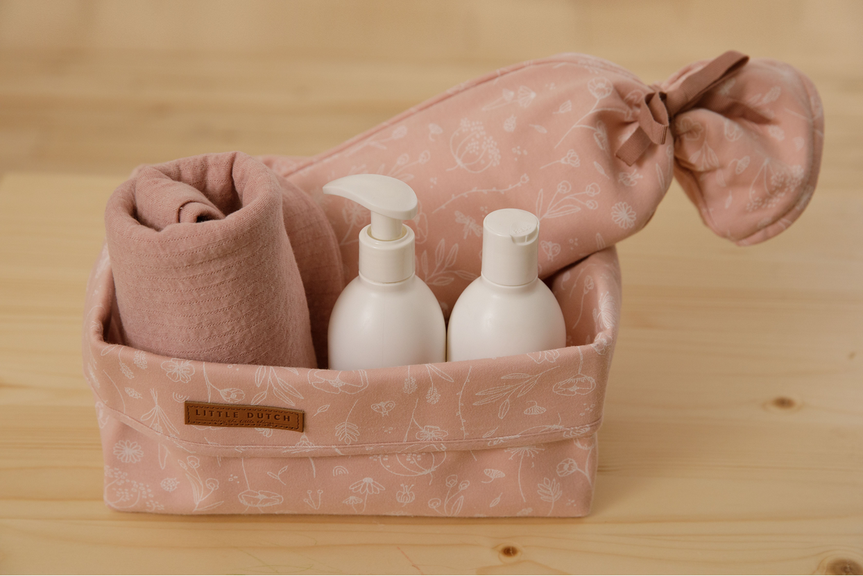 Housse pour bouillotte Fleurs sauvages Rose | Little Dutch