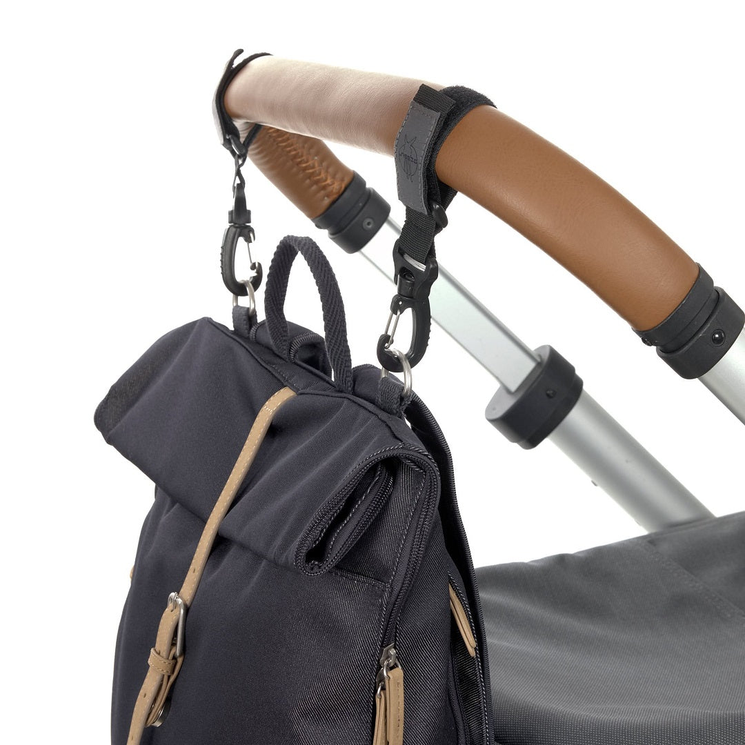 Sac à dos à langer - Sac à dos à roulettes, bleu denim (édition limitée) | Lässig