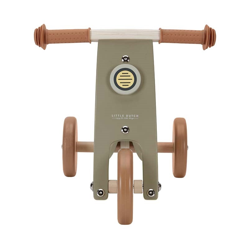 Tricycle en bois personnalisé avec nom – Cadeau pour jeunes enfants