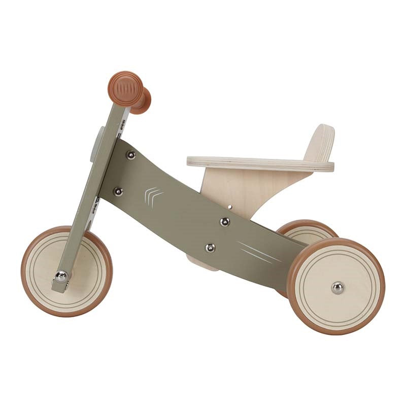 Tricycle en bois personnalisé avec nom – Cadeau pour jeunes enfants