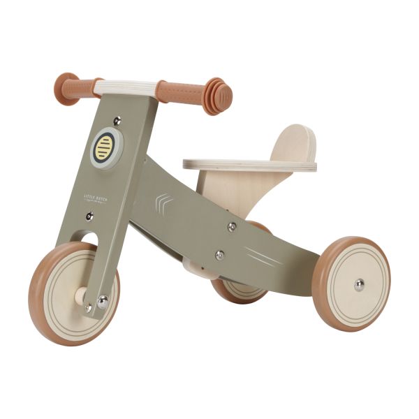 Tricycle en bois personnalisé avec nom – Cadeau pour jeunes enfants