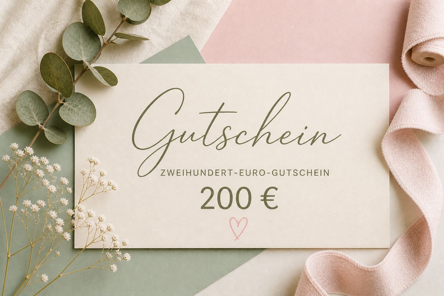 200 Euro Schmatzepuffer Gutschein für personalisierte Babygeschenke zur Geburt, Taufe und besondere Anlässe. Hochwertige Geschenkidee für individuelle Erinnerungsstücke mit persönlicher Gestaltung.