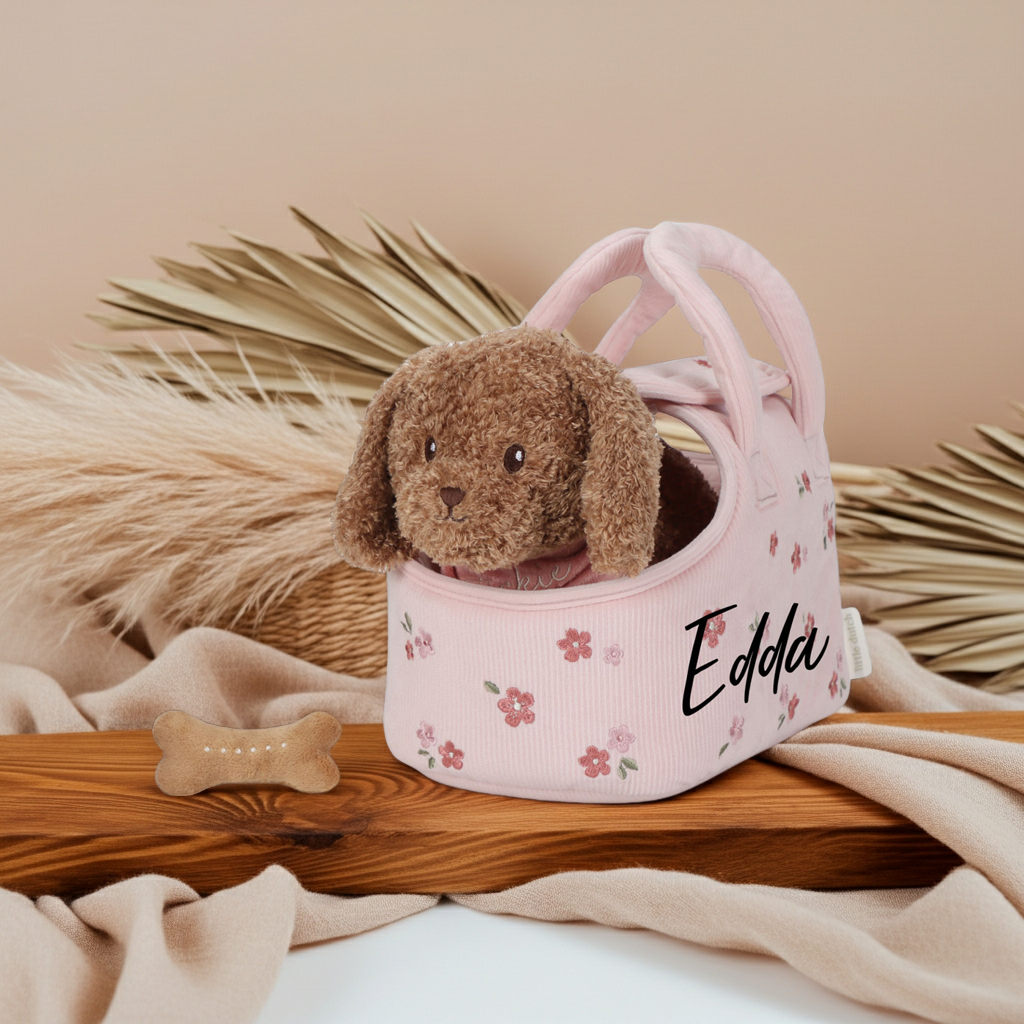 Plüschhund Kuscheltier Jackie in Tasche GRS