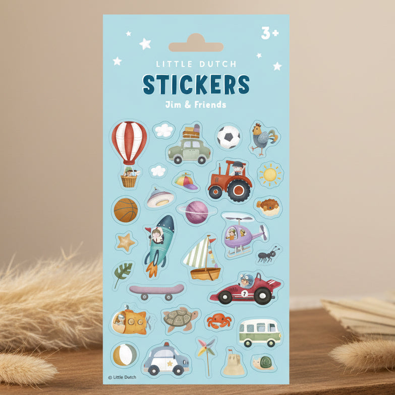 Sticker fuer Kinder mit liebevoll gestalteten Waldtier Motiven zum kreativen Gestalten, Basteln und Spielen