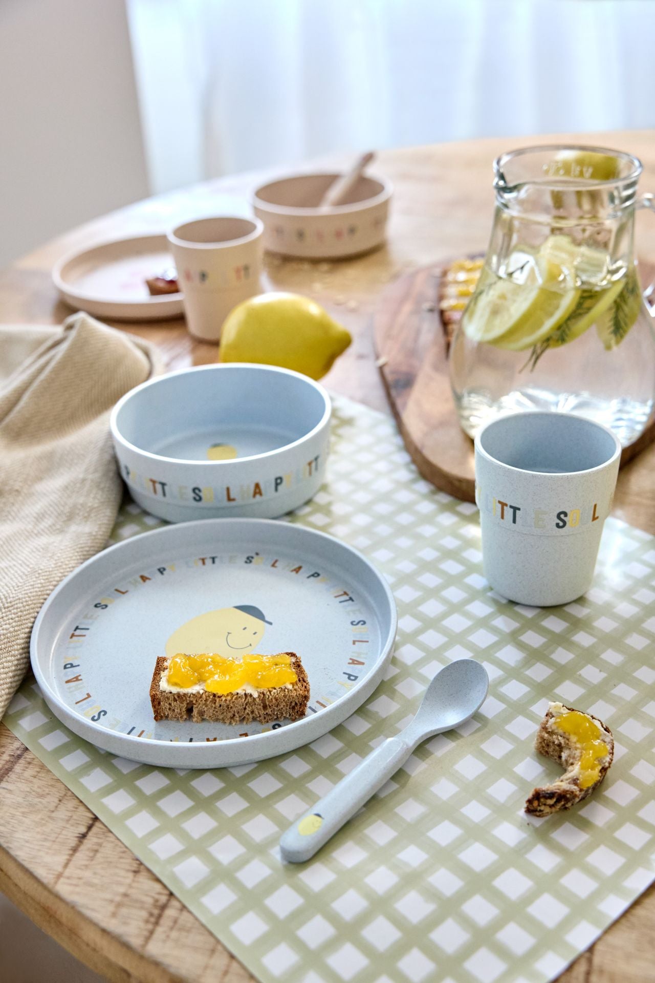 Children's tableware set Happy Fruits - Lemon | Lässig