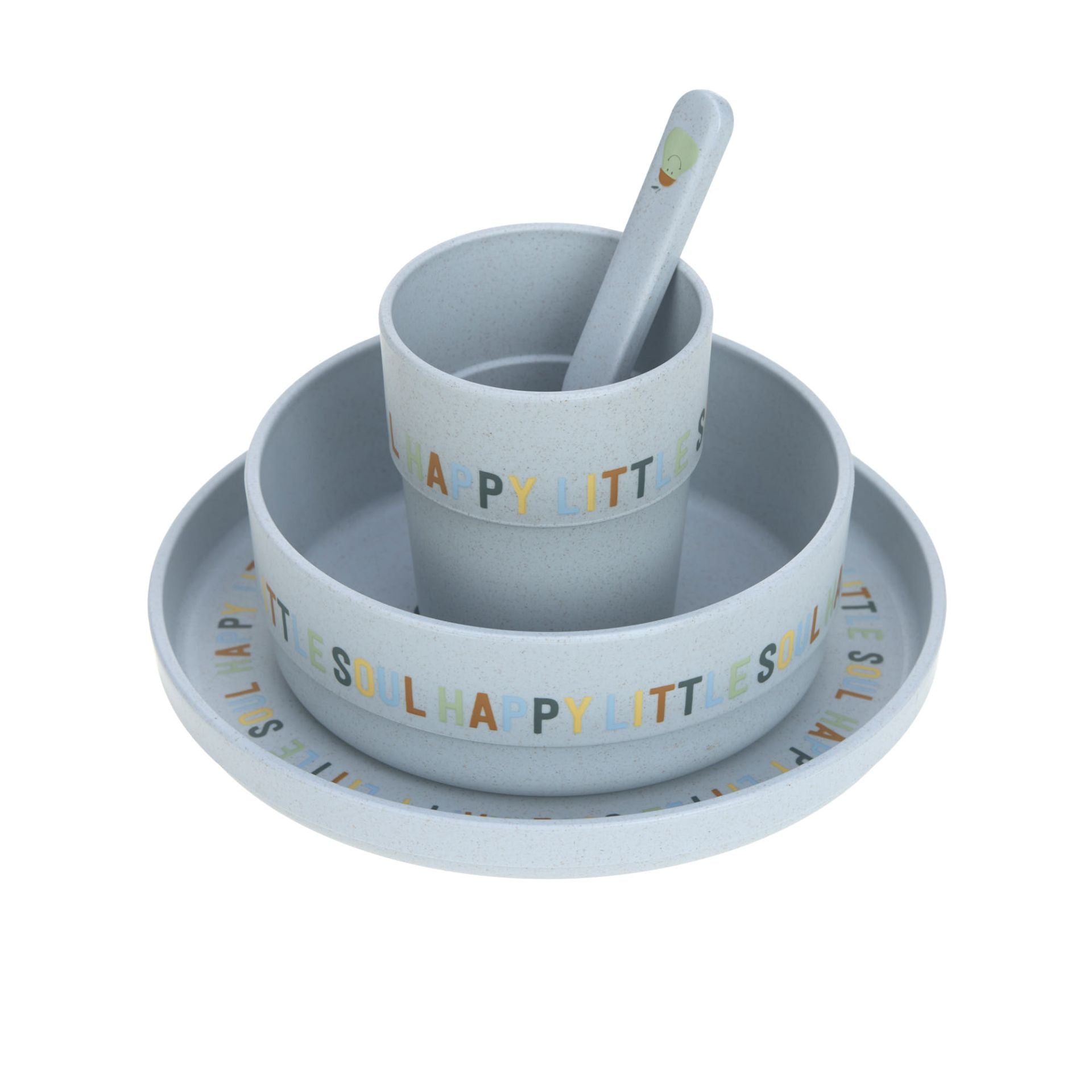 Service de table enfant Happy Fruits - Citron | Lässig