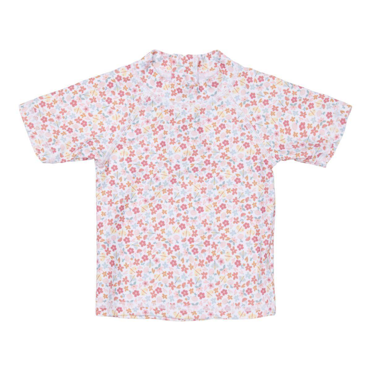Maillot de bain à manches courtes Fleurs d'été | Little Dutch