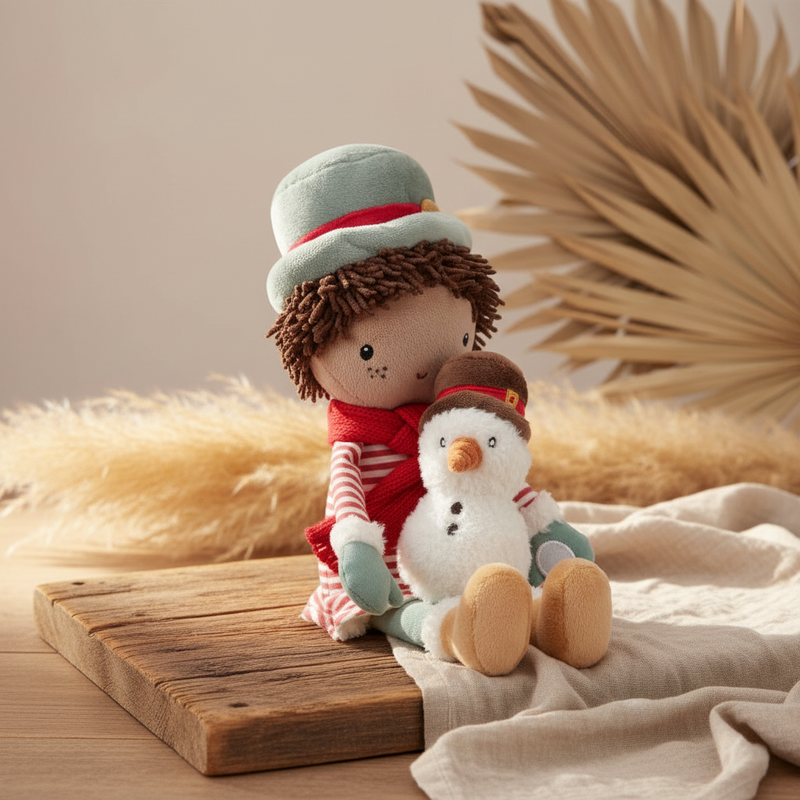 Cuddly Doll Jake Christmas 35 cm – Christmas gift for children
