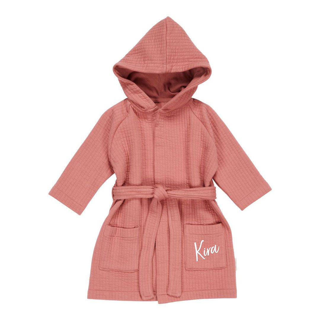 Bathrobe Pure Pink Blush | Little Dutch