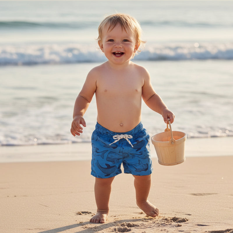 Swim shorts Sea Life Blue | Little Dutch