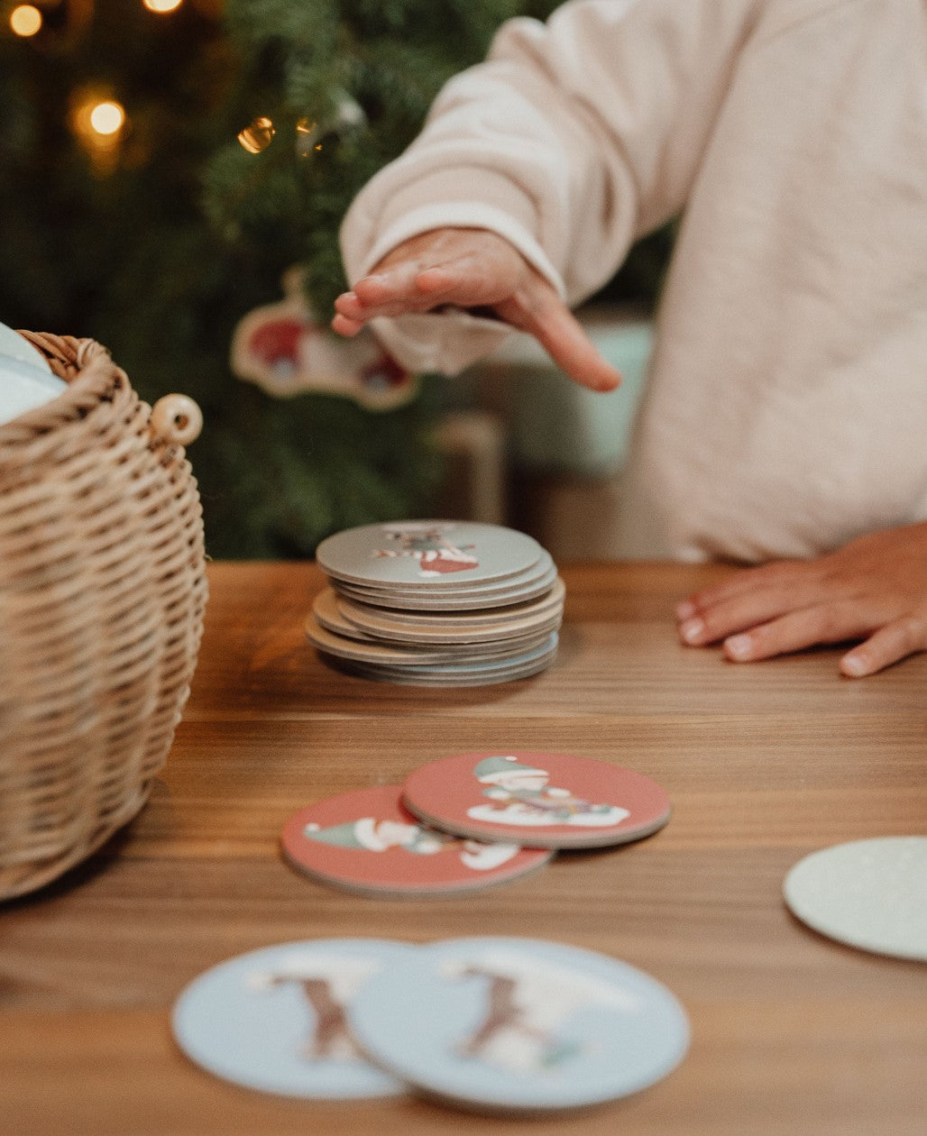 Jeu de mémoire Noël – Jeu de cartes hivernal pour enfants