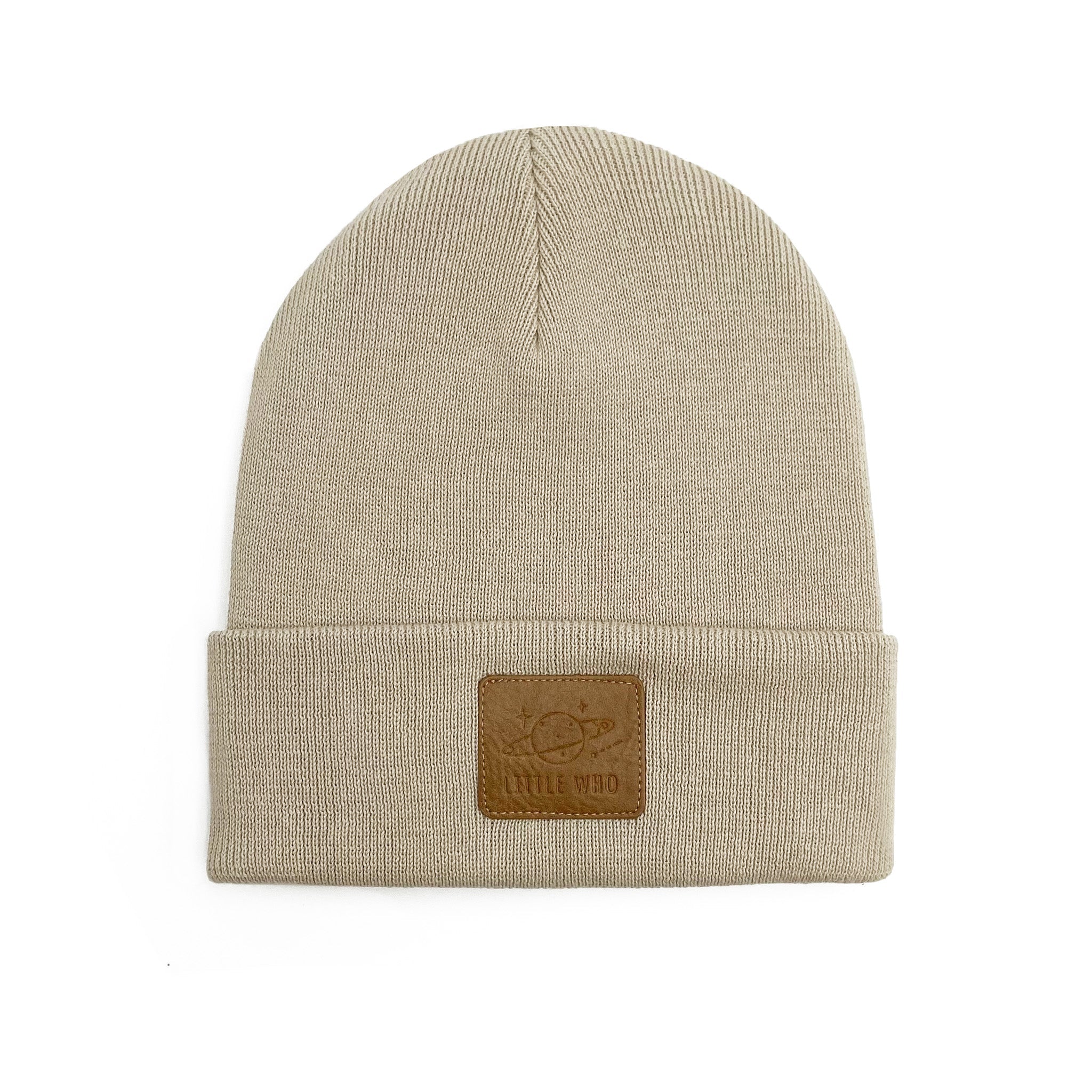 Chapeau adulte beige sable, taille unique | Little Who