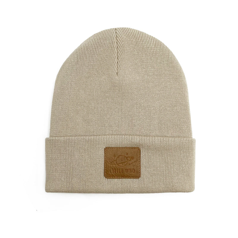 Chapeau adulte beige sable, taille unique | Little Who