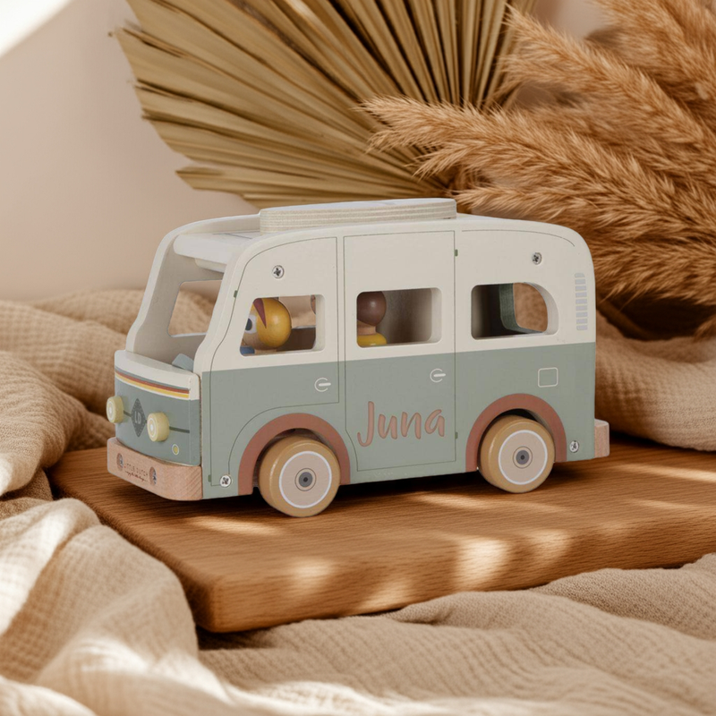 Camping-car rétro avec figurines – Jeu de rôle pour enfants