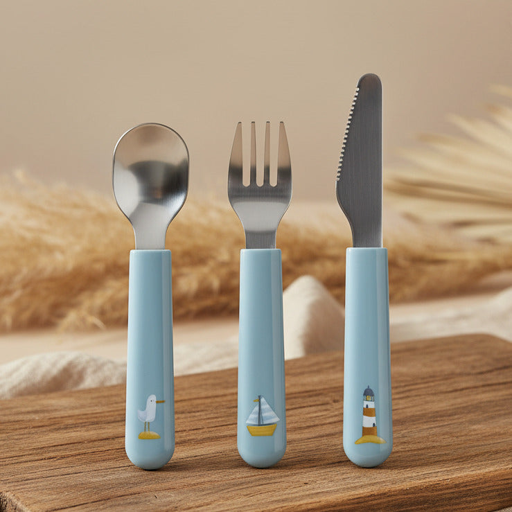 Coffret couverts pour enfants Baby Sailors Bay | Little Dutch x Mepal
